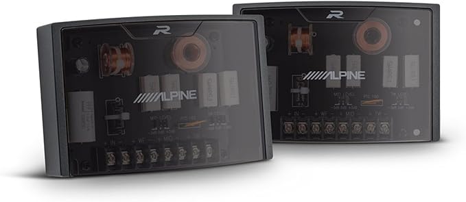 Alpine 6.5" & 6x9 R2 High-Resolution Speaker Bundle - A Pair of R2-S6533-Way Component Speakers & a Pair of R2-S69C 6x9 Component Speakers