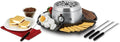Kalorik 2-in-1 Smores Maker, with Chocolate Treat Fondue Melt Feature, Includes Fork and Tray Set, Stainless Steel