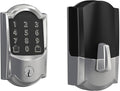 Schlage Encode Smart WiFi Deadbolt with Camelot Trim In Bright Chrome