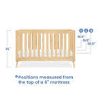 Delta Children Essex 4-in-1 Convertible Crib, Natural