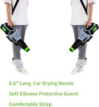 Car Drying Nozzle for EGO Leaf Blower Work for EGO 530 575 580 615 650 765 670 1 Pack + Shoulder Strap