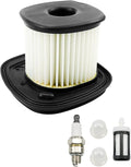 Filter Fits for Stihl BG56 BG66 BG86 BG86C Blower Replace 4241 140 4404, 4241 140 4403, 42411404400 with Spark Plug Fuel Filter, Black