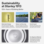 STANLEY Quencher H2.0 Flow State Tumbler, 30 oz, Dew Drop | Handle and Straw | 3-Position Lid | Cup Holder Compatible for Travel | Insulated Stainless Steel Cup | BPA-Free