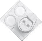 Normcore Tamping Station, 51mm 54mm Compact Tamping Station, Espresso Tamping Mat With Portafilter Stand, Coffee Tamper Mat, Food Grade Non-Slip Silicone, White