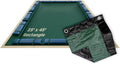 Buffalo Blizzard Supreme Plus 25 ft x 45 ft Rectangular Winter Pool Cover | Green/Black | Heavy Duty for Above Ground Swimming Pools | Easy Install | Cold & UV Resistant | Seasonal Debris Protection