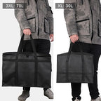 2-Pack Insulated Food Delivery Bag, XXX-Large Cooler Bags, Black | Insulated Grocery Shopping Bags, Food Carrier Catering Bag, Commercial Food Warmer Bag for Delivery Drivers for Hot/Cold Food