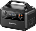 GRECELL Portable Power Station 600, 110V/600W Solar Generator(Surge 1200W), 460Wh Backup LiFePO4 Battery for Outdoor Home Emergency