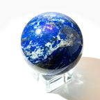 4-5cm/1.57-1.96inch Natural Crystal Ball Lapis Lazuli Polished Divination Ball Decorative Sphere Reiki Healing Crystals Ball Healing Stone Crafts (40-50mm, Lapis Lazuli)