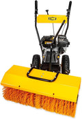 Stark 7.0HP Walk-Behind Power Sweeper Dirt/Debris 31" Brush Broom Clearing Path Engine Gas for Leaves, Dirt, and Gravel