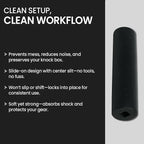 Rattleware Rubber Replacement Knock Box Bar Cover - Durable & Easy-to-Install Espresso Waste Solution, Fits Select Models with Welded Bars, Quality Design (6.25") - PACK OF 2