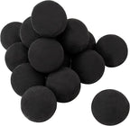 Skyflame Ceramic Balls, Set of 15 Round Fire Stones Set for Indoor and Outdoor Fire Pits or Fireplaces Accessory, 3 Inch, Black