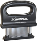 Deluxe 48 Blade Meat Tenderizer Tool – Stainless Steel, Detachable Design | Ultra-Sharp Needle Design | Transforms Tough Cuts into Juicy Cuts in Seconds, Easy to Use & Clean, Dishwasher Safe