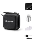 Maestri House S2 Espresso Coffee Scale with Timer, 0.1g Precision 2kg Rechargeable Shot Scale, Barista Kit Version with 100g Calibration Weight & Carrying Case, for Espresso Brewing