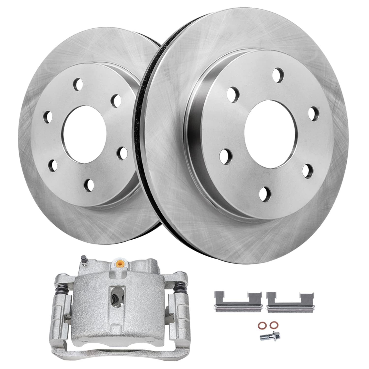 Detroit Axle - Front Brake Kit for Chevrolet GMC Silverado Sierra Express Suburban 1500 Tahoe Yukon Escalade ESV Disc Brake Roto