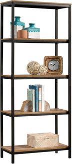 Sauder North Avenue Tall 4-Shelf Bookcase/ Book shelf, Sindoori Mango finish