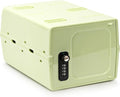 Dual Combination & Keyed Lockbox - Lockable Box for Everyday Use - Multi-Purpose lock for Home & Office Safety - Made of Industrial-Grade Plastic - One Size (Spring Green)
