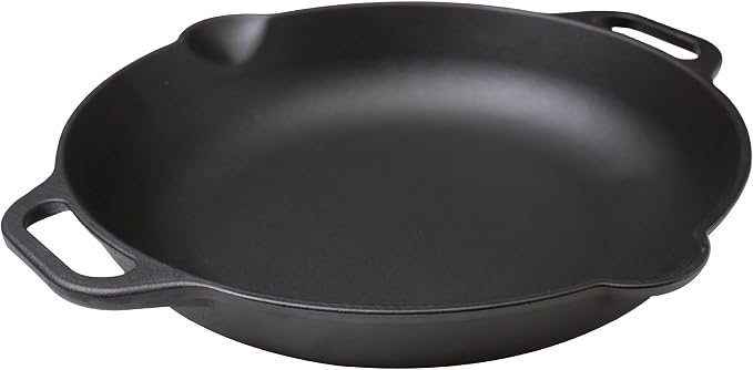Victoria 13-Inch Cast Iron Skillet, Pre-Seasoned Cast Iron Frying Pan with Long Handle, Made in Colombia