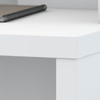 Bush Business Furniture Echo Bow Front Desk, 72W, Pure White