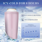 Pealeap 4-in-1 Insulated Slim Can Cooler for All 12oz Cans & Beer Bottles | Double-walled Stainless Steel Vacuum Can Cozy | Keep 8Hrs Cold | Universal Fits 12oz Drinks | No Sweat | Cup Holder Friendly