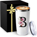 20 Oz Insulated Coffee Cup with Lid Car Tumbler Travel Mug Women Wife Girl Birthday Wedding Anniversary Her Unique Gift Over 15 16 18 19 20 21 25 30 40 50 55 60 65 70 Year Old Meaningful Custom Gifts
