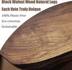 Black Walnut Wooden Cooking Spoons Set - 1 Flat + 1 Angled Rice Scooper, Durable & Eco-Friendly for Cooking & Serving - Perfect for Kitchen Enthusiasts and Gourmet Lovers