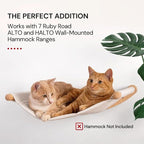 7 Ruby Road Cat Wall Steps - Wall Mounted Cat Climbing Steps | 2 Pack, 13 inch Wall Steps with Jute Grip for Confident Indoor Climbing