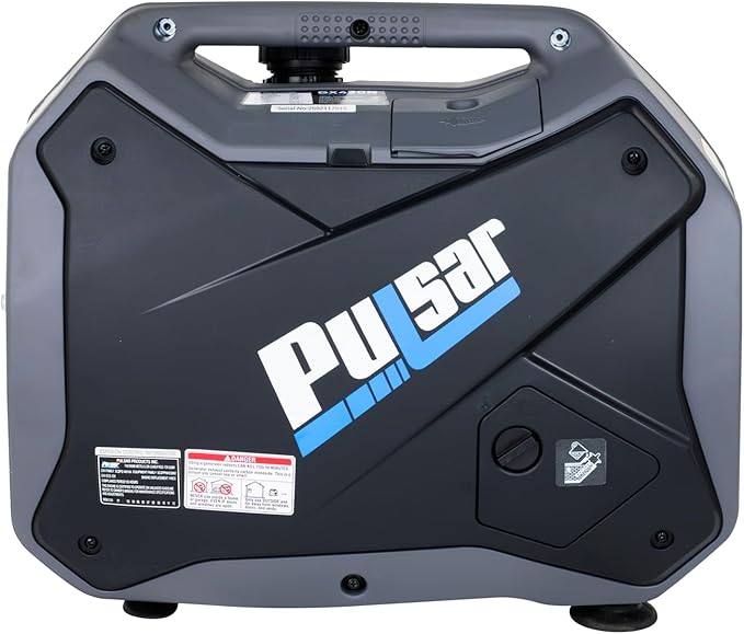 Pulsar 4,200W Portable Gas-Powered Quiet Inverter Generator for Home Emergency Backup, Parallel Capability, RV Ready, Long Run Time, GX420N
