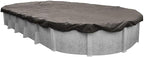 Robelle 12 x 18 ft Extra Heavy Duty Magnesium Winter Oval Pool Cover for Above Ground Pools, 4 ft Overlap (16 x 22 ft Cover Size), Solid 10 x 10 Scrim, 2.91 oz/yd2, 12-Year Warranty, Style: 591218-4