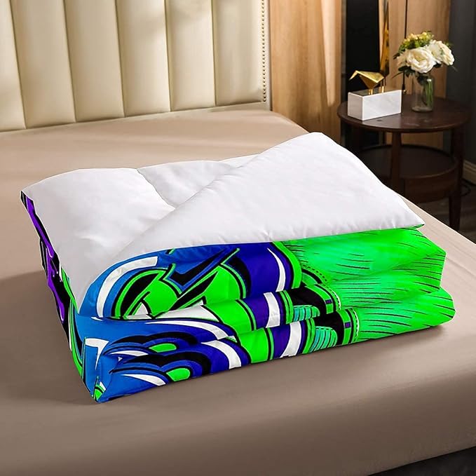 Erosebridal Boy Gaming Comforter Set King Size Gamepad Game Bedding Set Gamers Quilt Tie Dye Duvet Set for Kids Teens Hip Hop Quilt Set Cartoon Design Bedding, Colorful Comforter Set
