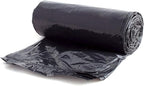 Aluf Plastics Heavy Duty 55 Gallon Trash Bags - (Large 200 Pack/w Ties) - 2 MIL Industrial Strength Plastic Drum Liners 38' x 58' Professional Black Garbage Bags for Construction, Contractors