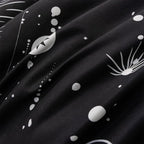 Holawakaka Stars Moon Constellation Print Comforter Set Twin Size Girls Boys Witchy Astrology Zodiac Celestial Bedding Set (Navy Blue,Twin)