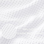 Homaxy 100% Cotton Oversized Waffle Weave Kitchen Towels, 7-Pack, White | 20 x 28 Inches, Ultra Soft Absorbent Dish Towels, Quick Drying Large Cleaning Towels