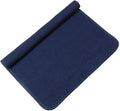 Montessori Mat Holder for Toddlers Babies Children Cotton Working Rug for Nursery Preschool Kindergarten, 23.6''×15.8'', Navy Blue