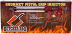 Butcher BBQ Pistol Grip Gourmet Meat Injector Syringe | Metal Handle | 50cc Pistol Grip Injection Syringe | 2 Different Needles for Different Meats | BBQ Smoker Accessories | Tailgating Accessories