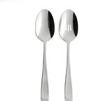 Oneida Moda 2-Piece Silverware Serving Set, Flatware | silver, dishwasher safe | heavy duty, cutlery set for kitchen and dining, serving utensil set, wedding silverware