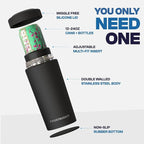 Frost Buddy XL Can Cooler - Fits 12/16/20/24 oz Cans & Bottles (Nebula) | Keeps drinks chilled 12+ hrs | No sweat, no condensation | Fits slim & standard cans | Durable, portable design