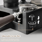 CAFEMASY Espresso Tamping Station Organizer - Espresso Machine Accessories Coffee Tamper Station Holder for 58mm Epsresso Portafilter Coffee Tools Organzier for Baristas