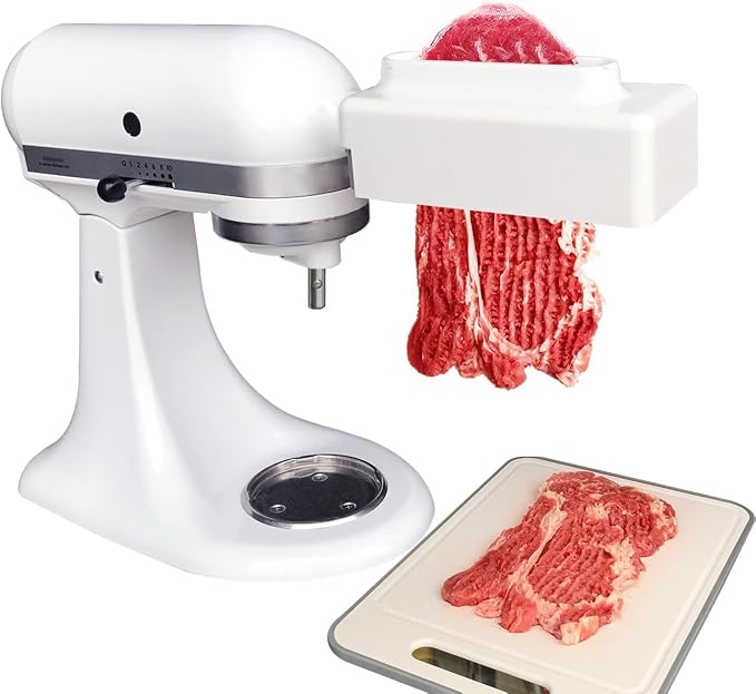 [UPGRADE] Meat Tenderizer Attachment for All KitchenAid Household Stand Mixers- Mixers Accesssories [No More Jams,No More Break,Easier to clean]