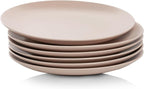 10 Strawberry Street Wazee Matte Coupe Dinnerware, Salad Plate, Blush, Set of 6