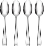 Oneida Moda Teaspoons Silverware Set for 4, Flatware | Mirror finish, dishwasher safe | cutlery set for kitchen and dining, utensil set, kitchen gifts for women, heavy duty