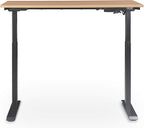 Serta Creativity Electric Height Adjustable Desk, 47" Inch Wood Desktop Sit Stand Table for Office, Work from Home Furniture, Easy to Assemble, Light Brown