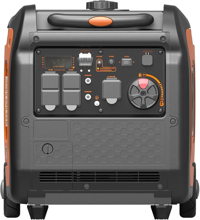 GENMAX Generator，EPA Compliant, Eco-Mode Feature, Ultra Lightweight for Backup Home Use & Camping