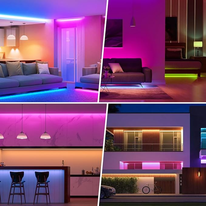 BTF-LIGHTING RGBCCT 5 Colors in 1 LED 5050SMD RGBWW RGB+Dimmable Tunable Color Temperature 2700K-6500K 16.4ft 60LEDs/m 300LEDs DC12V Multi-Colored Lights IP30 for Decoration(No Adapter or Controller)