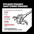 Oregon Magnum Gatorline 095 Trimmer Line Heavy Duty, Professional Twisted Weed Wacker String for Gas and Electric Grass Trimmer and Brushcutters, Fits Most Standard Models .095" x 282-Foot (20-020)