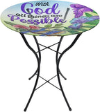 Briarwood Lane with God Glass Birdbath