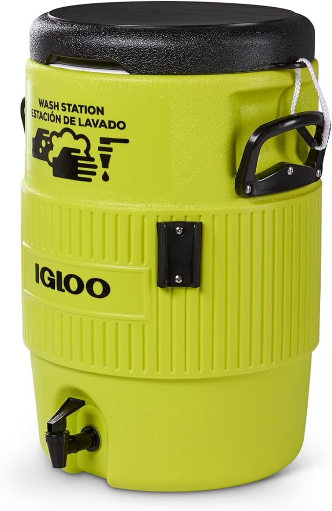 Igloo Sports Cooler | Insulated Beverage Dispenser with Spout |Portable Handwashing Station
