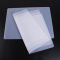 Small Clear Silicone Crafts Mats: Non-Slip Heat Resistant 11.8"W x 15.75"L | Translucent Nonstick SiliconeJewelry Sheet - 0.8mm Countertop Protector Pad for Epoxy Resin Glitter Slime Nail Art 4 Pcs