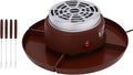 MAVIS LAVEN 2 in 1 Electric Smores Maker, Tabletop Roaster and Chocolate Fondue Pot with 4 Roasting Forks and Detachable Trays (US Plug 110V)