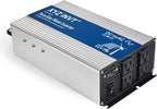 1800W Pure Sine Wave Inverter DC 36V to AC 120V, 3600W Peak Power with LED Display, Power Converter for Car, Truck, Solar, Home & Rechargeable Devices