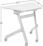 Safco Products Learn Nesting Trapezoid Desk, Small Corner Desk for Classrooms & Custom Classroom Layouts (Pebble Gray)